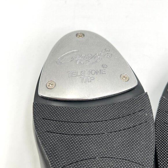 6W 6 WIDE‎ WIDTH Capezio Women's 3800 Black Leather Mary Jane Dance Tap Shoes - Picture 10 of 14